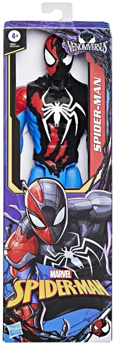 Figura de acción de Marvel Hasbro Spider-Man Venom vs Spider-Man Titan.