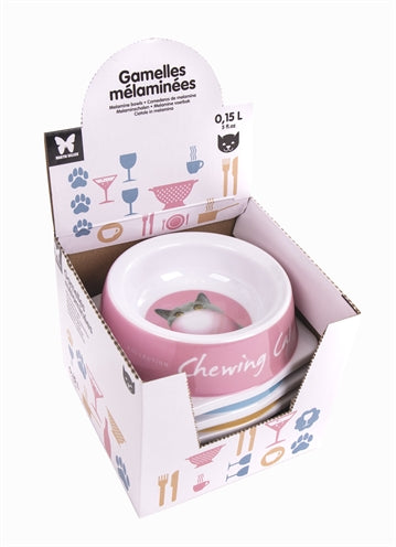 Martin Food Bowl Cat Melamina Assorti