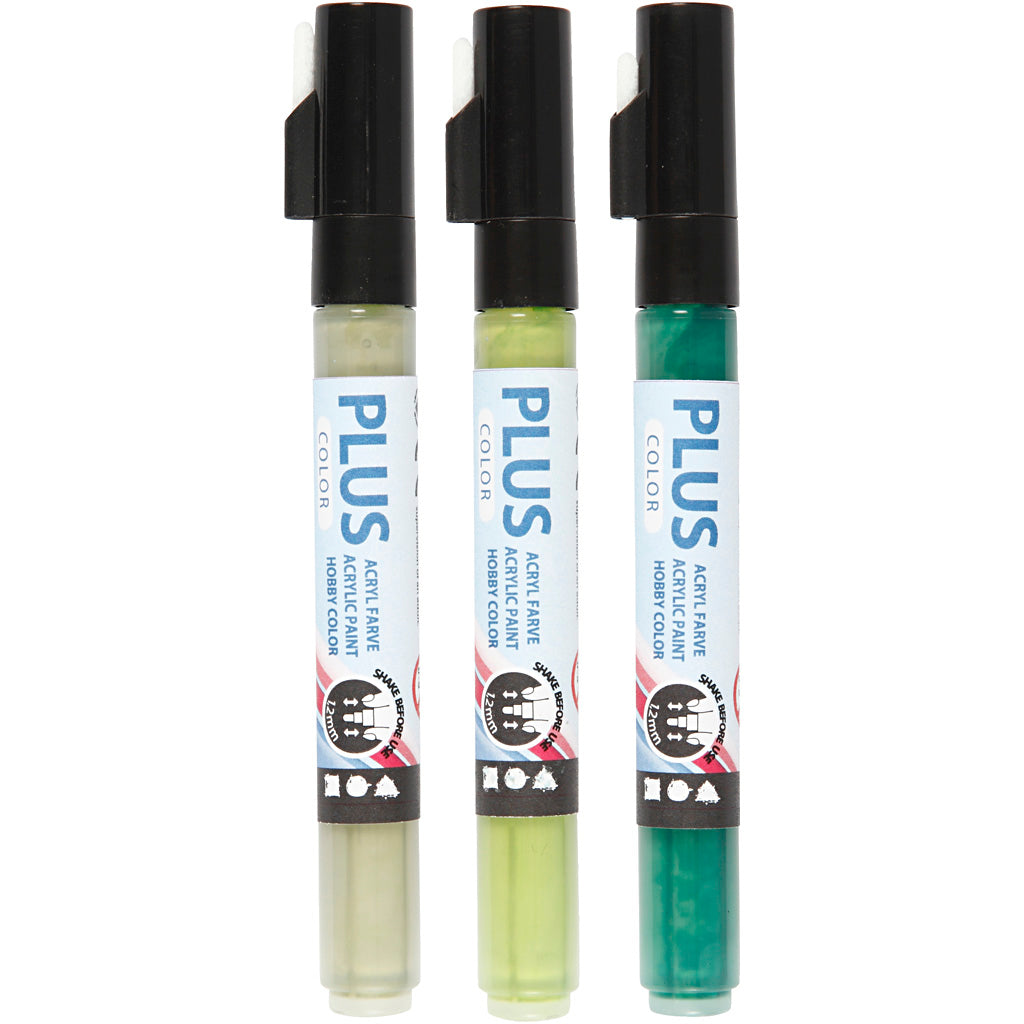 Plus Color Paint Waths - verde, eucalipto, verde foglia