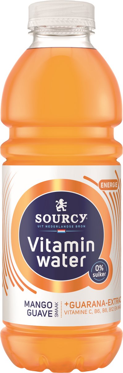 Sourcy - Acqua vitaminica - Guava di mango - 6 x 1 litro - Confezione risparmio