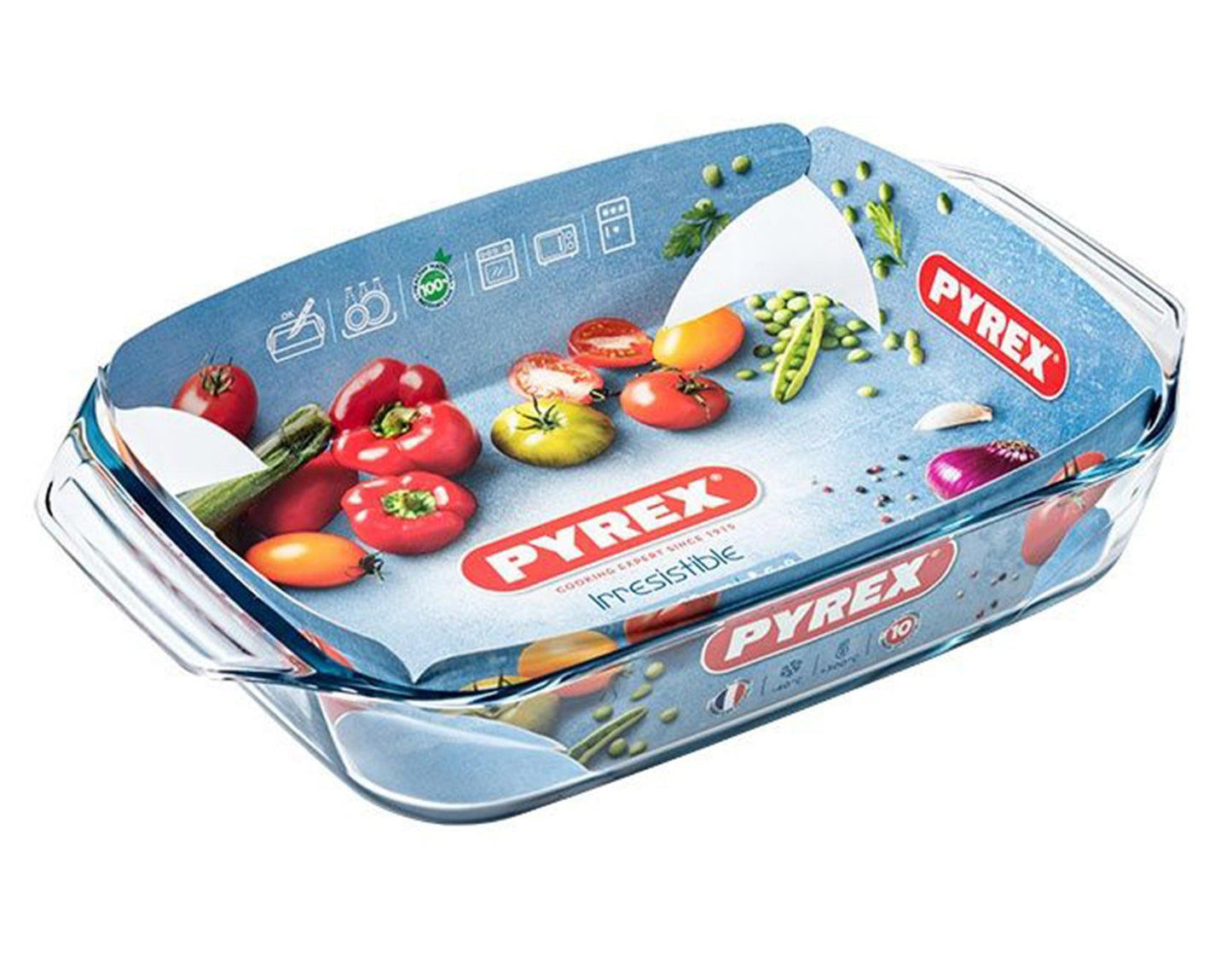Pirofila Pyrex 39x25cm vetro 3,8l