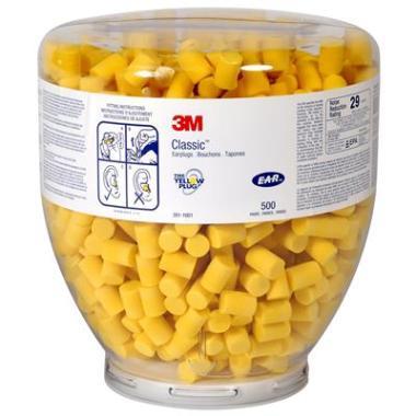 Ricarica di tappi per le orecchie classici da 3 m (500 paia)