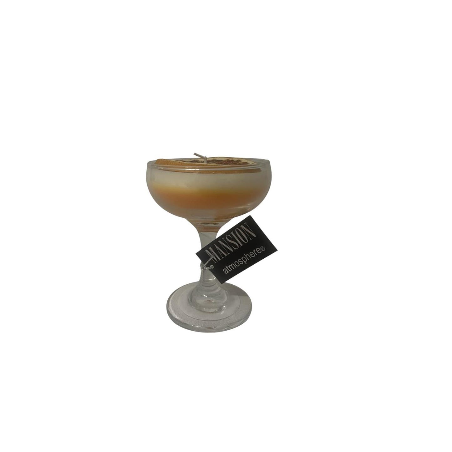 Vela perfumada atmósfera mansión en vaso sorbete verde marrón