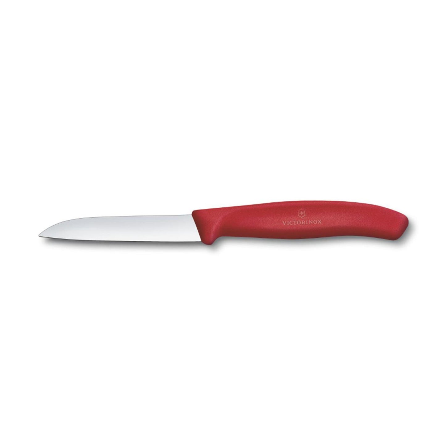 Victorinox cuchillo pelador acero inoxidable rojo liso 8cm