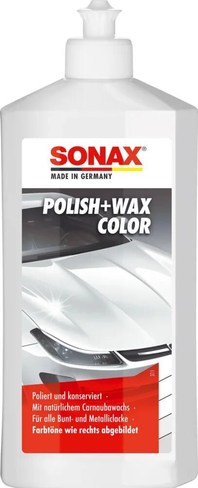 Polacio de color Sonax + Wax White