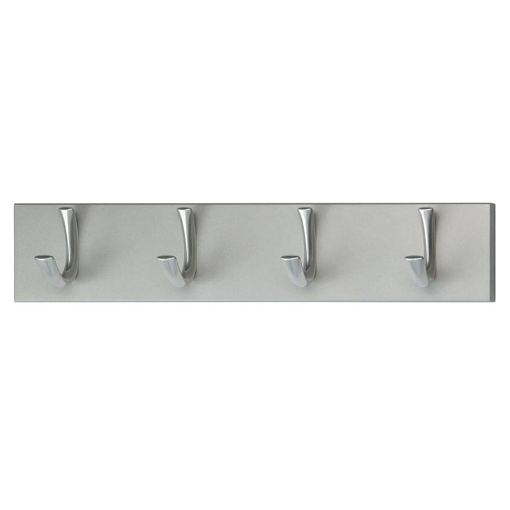 Part V-Part V-Part Rack con 4 ganchos de color plateado