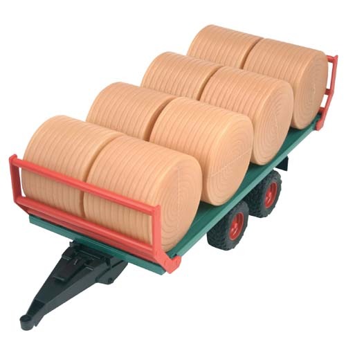 Bruder Bruder 2220 Trailer con balas de heno