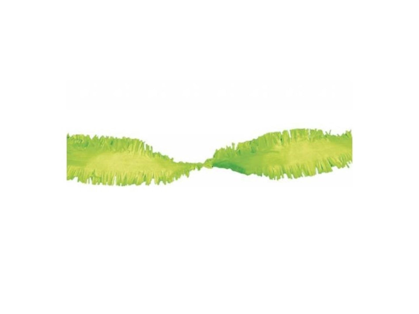 Ghirlanda Haza in crêpe twist 6m verde lime conf. 5