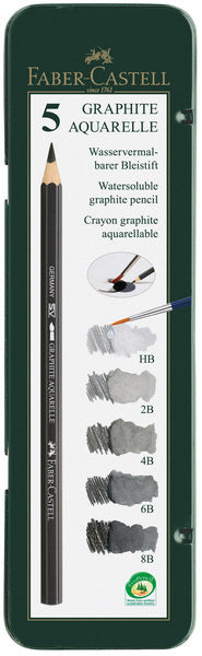 Faber Castell Faber Castell FC-11805 Aquarel Pencil Faber-Castell Grafite Penny a 5 pezzi