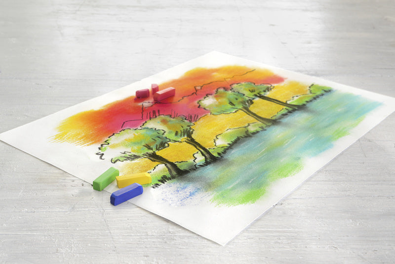 Faber Castell Faber Castell FC-128248 Pastelkrijt Media longitud de 48 piezas