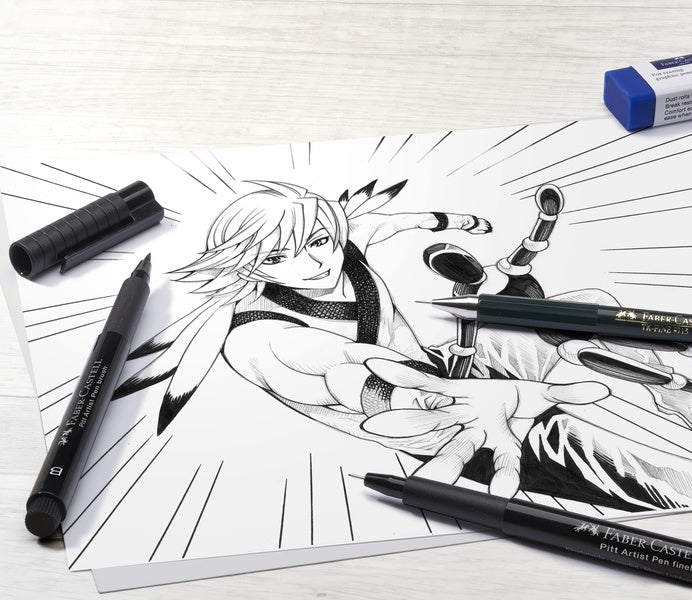 Faber Castell FC-167152 Segnale segnale di caricatore Faber-Castell Pitt Artist Pen Starter Set