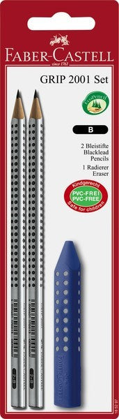Faber Castell Faber Castell FC-185297 Pencil Grip 2001 2 pezzi con gomma