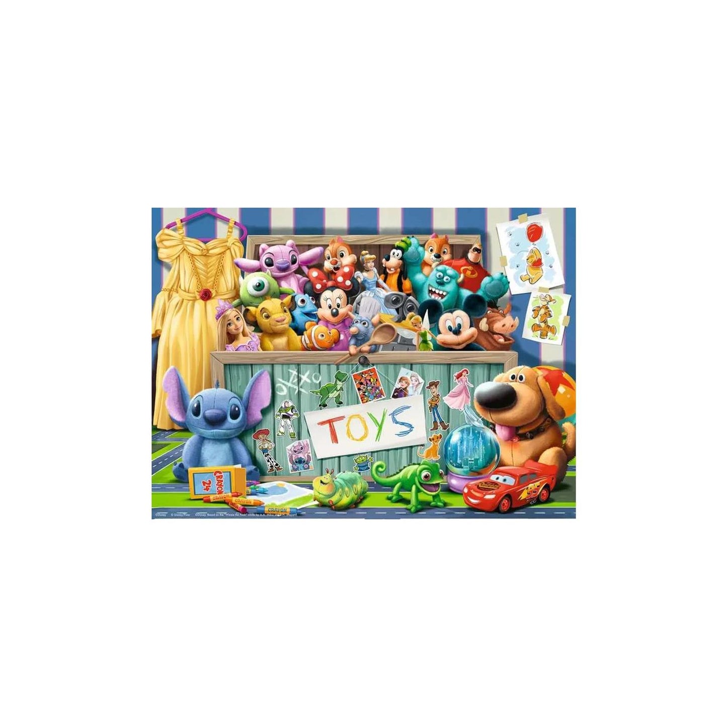 Ravensburger puzzle disney pixar multipersonaggio 100 pz