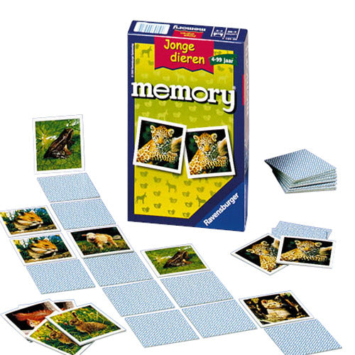 Memoria del juego Ravensburger Jóvenes animales jóvenes bolsillo