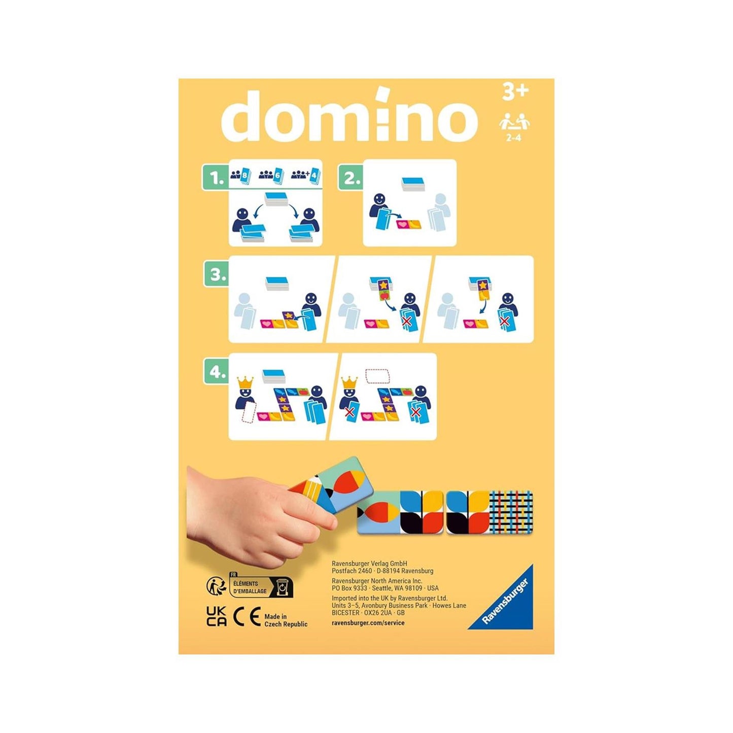 Gioco Ravensburger Bluey Domino Pocket | 2 pezzi
