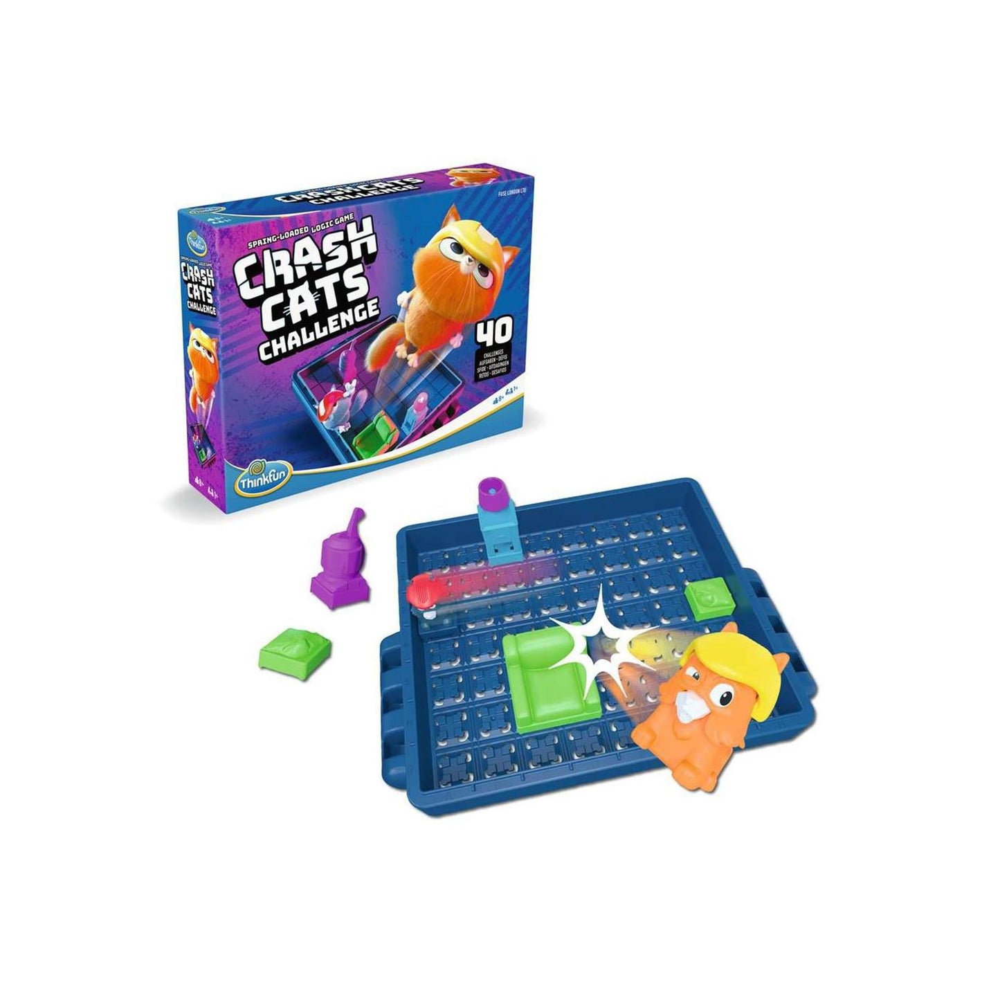 Ravvensburger Game Thinkfun Crash Cats Challenge