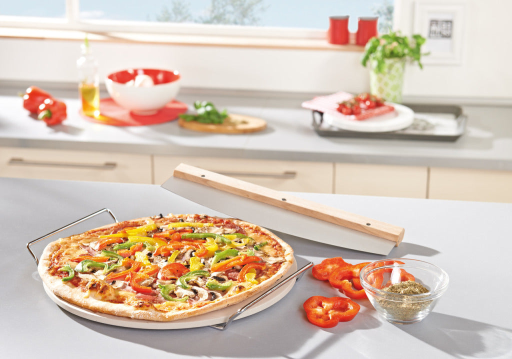 Leifheit Leifheit 3159 Pietra di pizza con un coltello