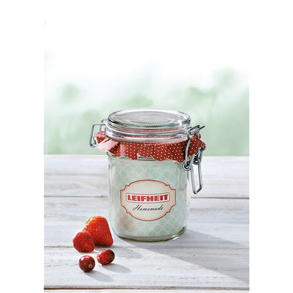 Leifheit Leifheit 3192 Weckpot con chiusura della staffa 370 ml di acciaio inossidabile in vetro