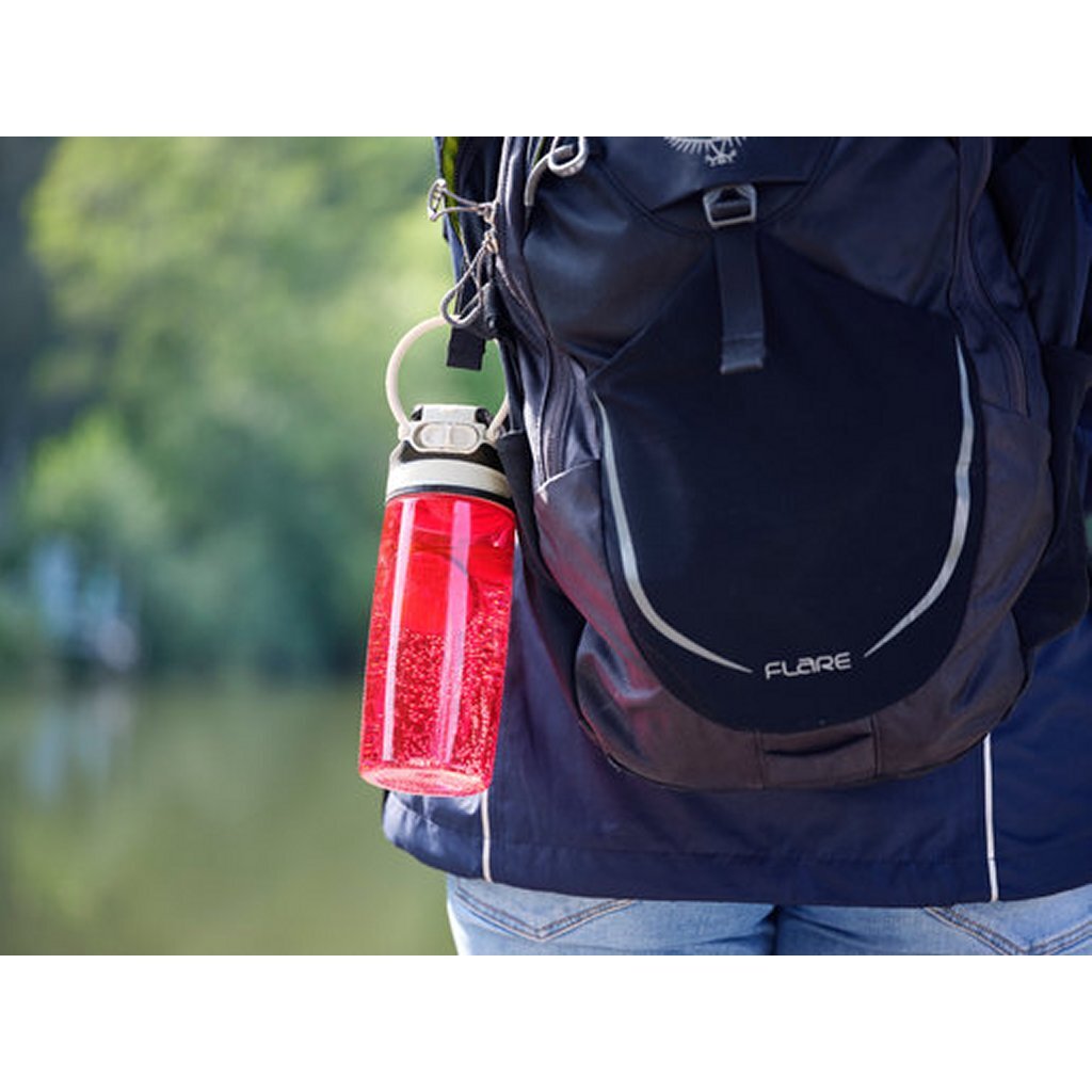 Leifheit Leifheit 3263 Flip Tritan Bottle Bottle Bottle 550 ml Rojo