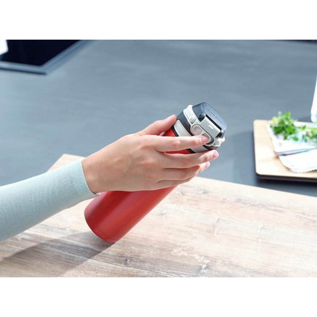 Leifheit Leifheit 3273 Flip isoleerbeker 600 ml di rosso