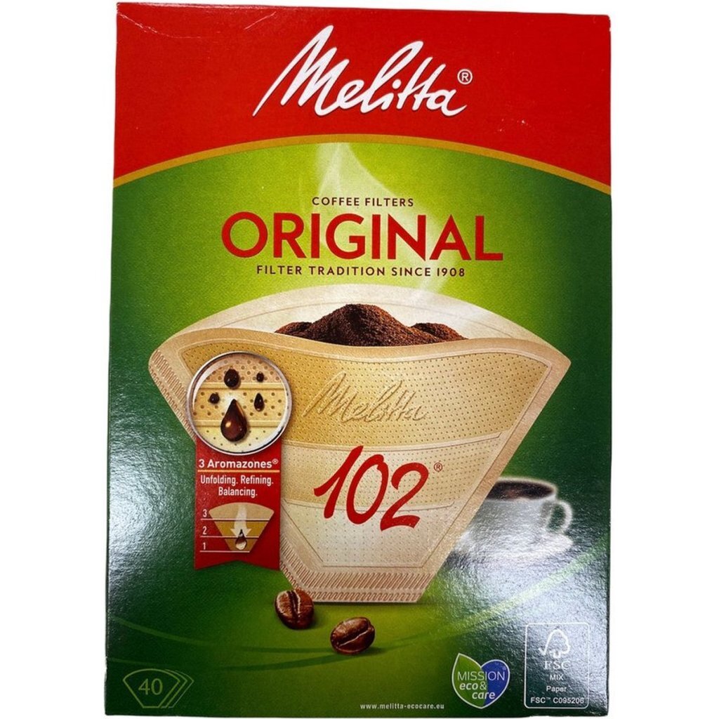 Filtri del caffè Melitta 102 80 pezzi