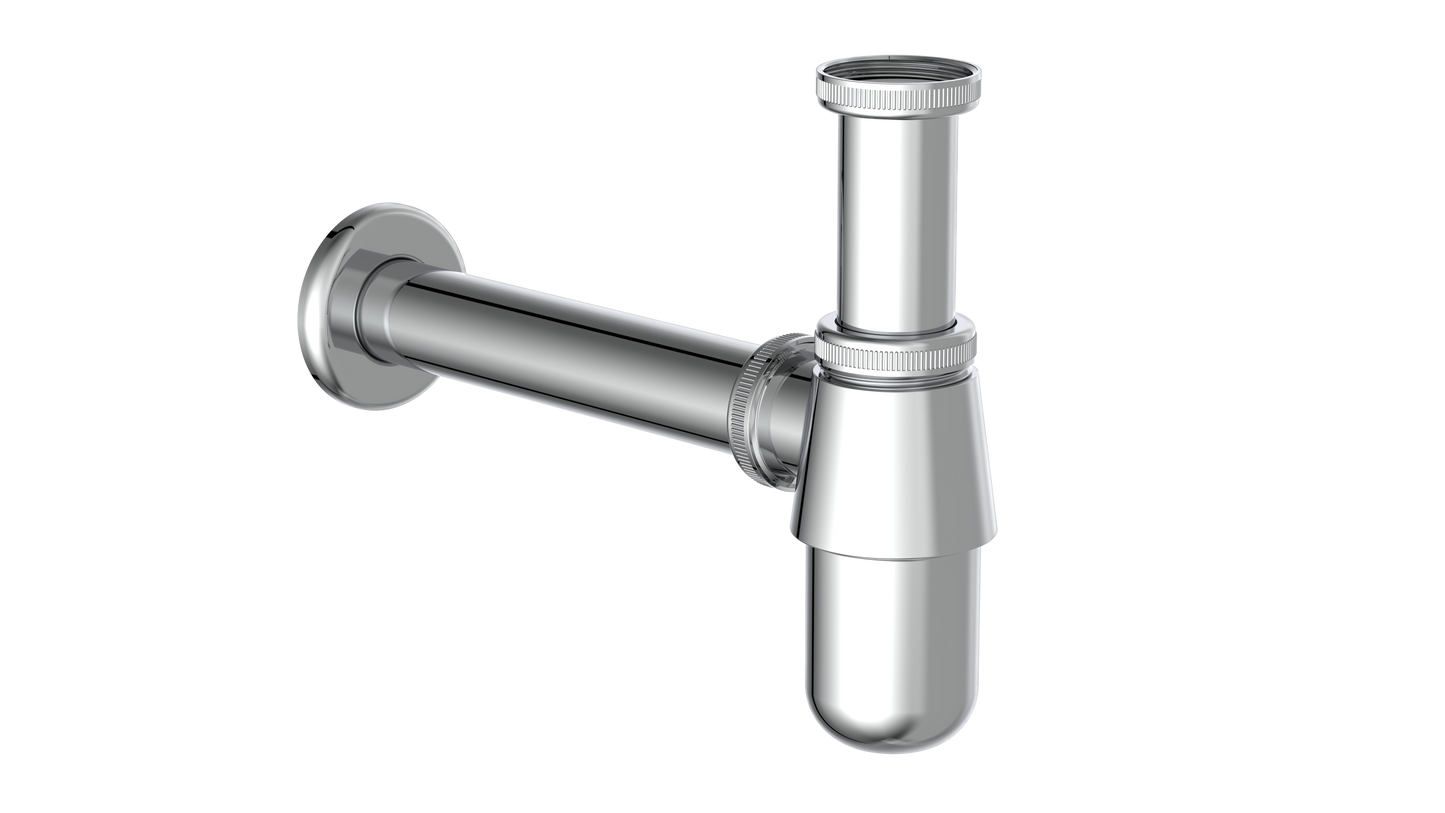 Sifón de copa Kirchhoff, cromado, 1 1 4 (5 4 ) x 32 mm - 98803110