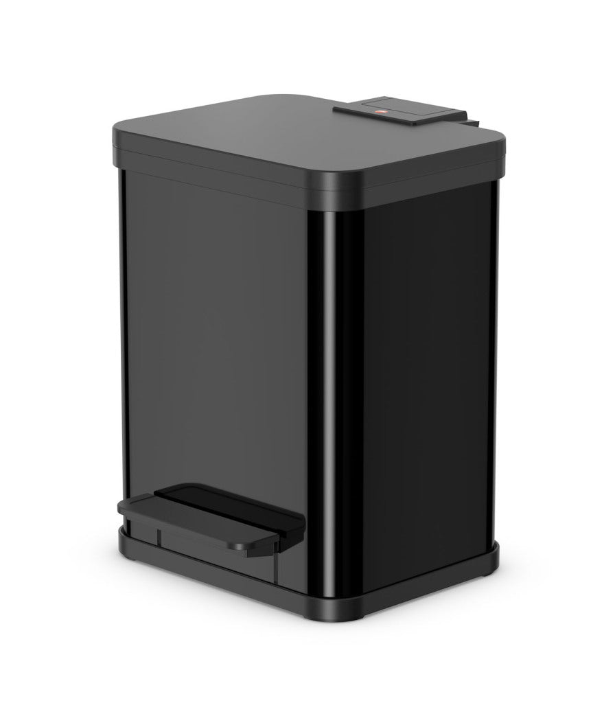 Hailo Hailo 0622-260 Öko duo più m bin pedale 2x 9l argento nero
