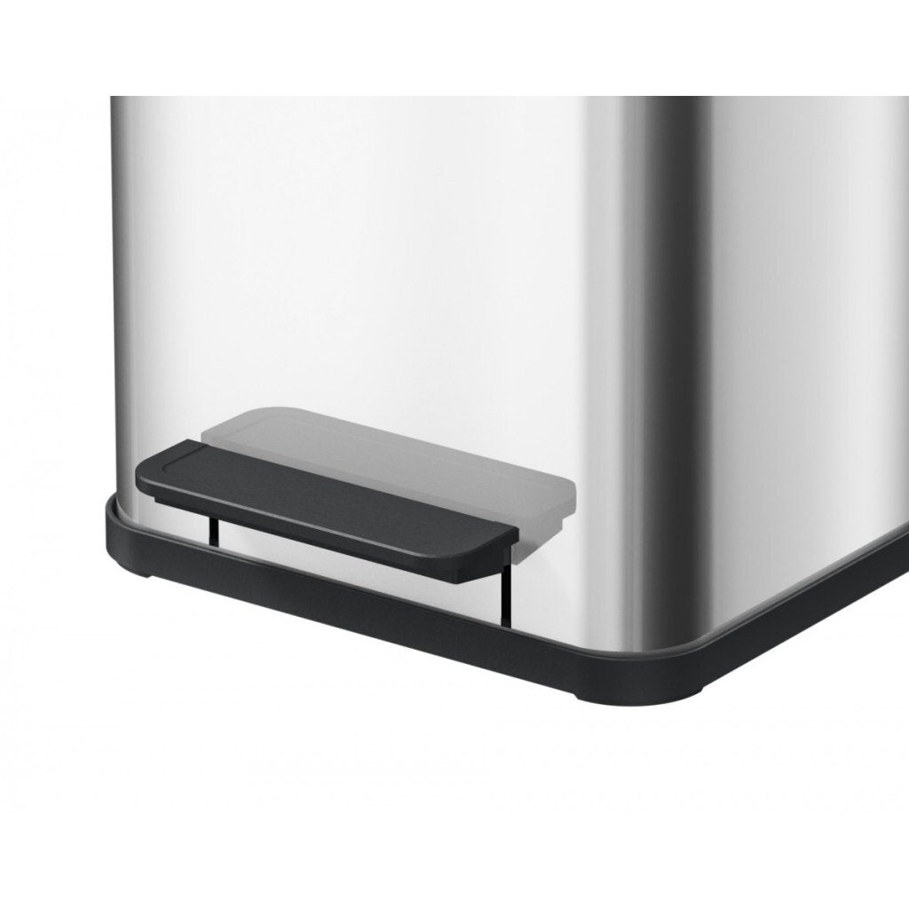 Hailo Hailo 0619-200 Öko Plus M Pedal Bucket 17L Acero inoxidable