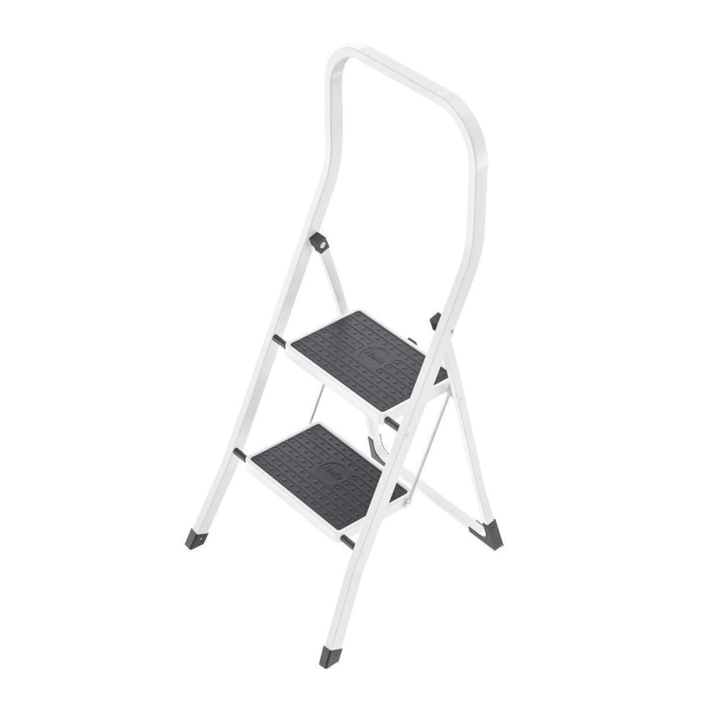 Hailo Hailo 4352-001 Escalera del hogar 2 Pasos Blanco Negro