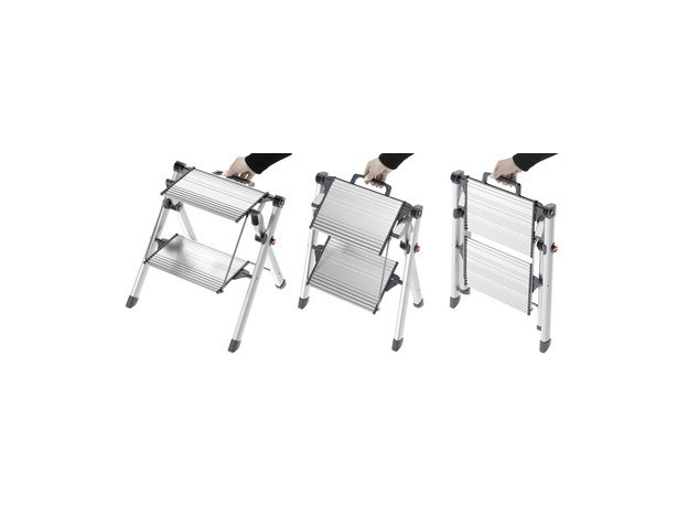 Hailo Hailo 4310-100 Mk80 Comfortline Alluminio 2 passaggi pieghevoli