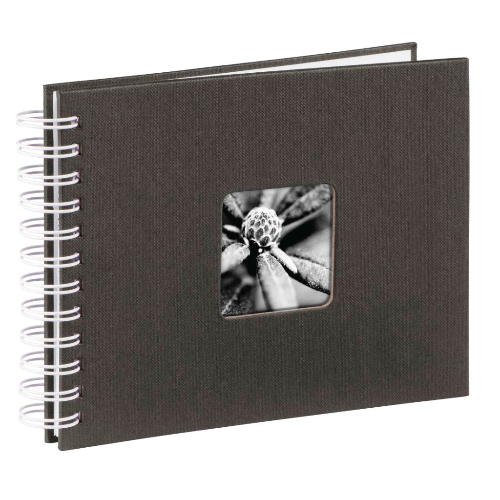 Hama Spiral Album Fine Art 24x17 cm 50 pagine bianche nere