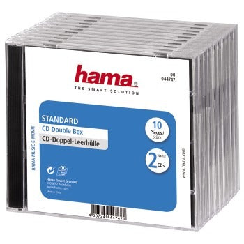 HAMA CD Box 10 Pak 2CD Hoes sigillato