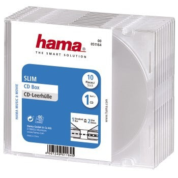 Hama CD Slim Box trasparente 10pak