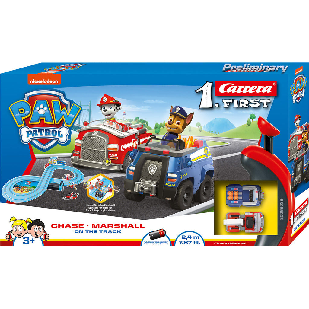 Carrera First Racebaan - Paw Patrol "in pista"