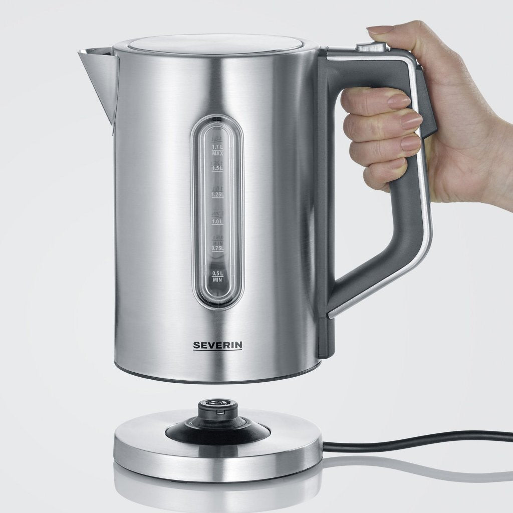 Severin Severin WK3418 bollitore 1.7L 3000W in acciaio inossidabile nero