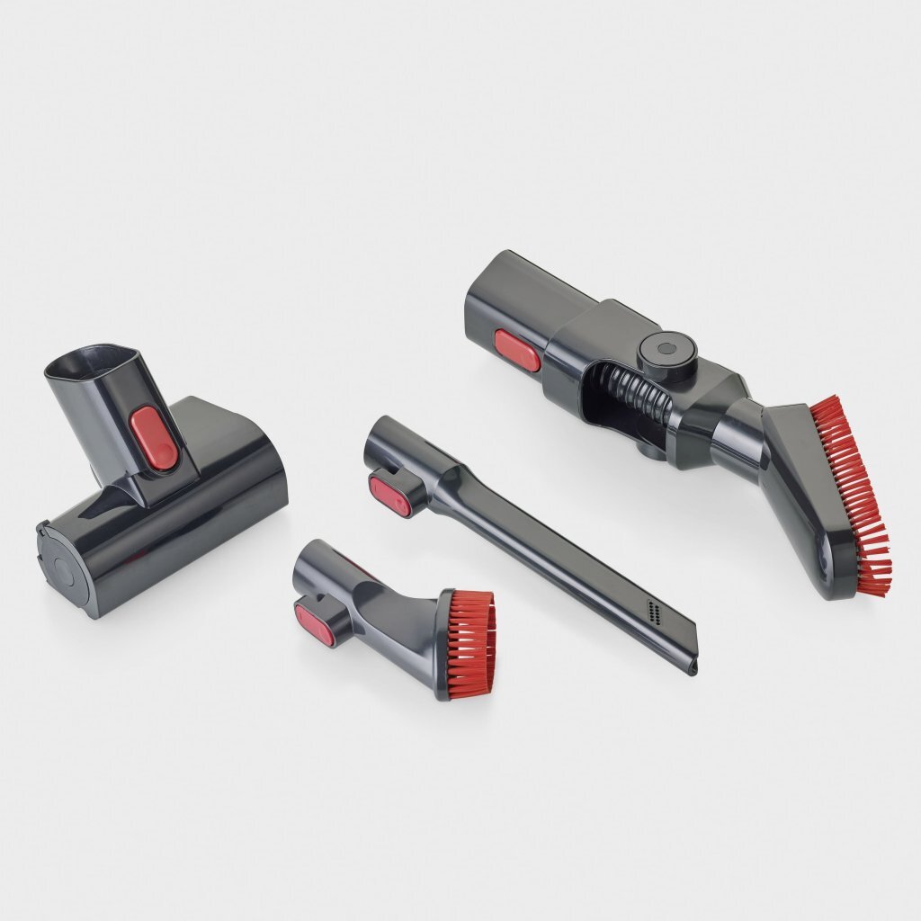 Severin severin hv7186 aspiradora de acero sepuro rojo negro