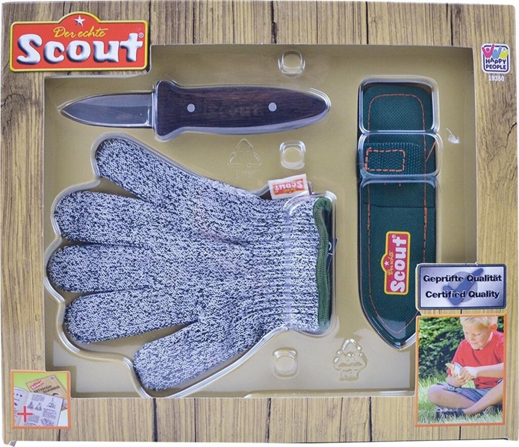 Happy people conjunto scout junior verde gris marrón 3 piezas