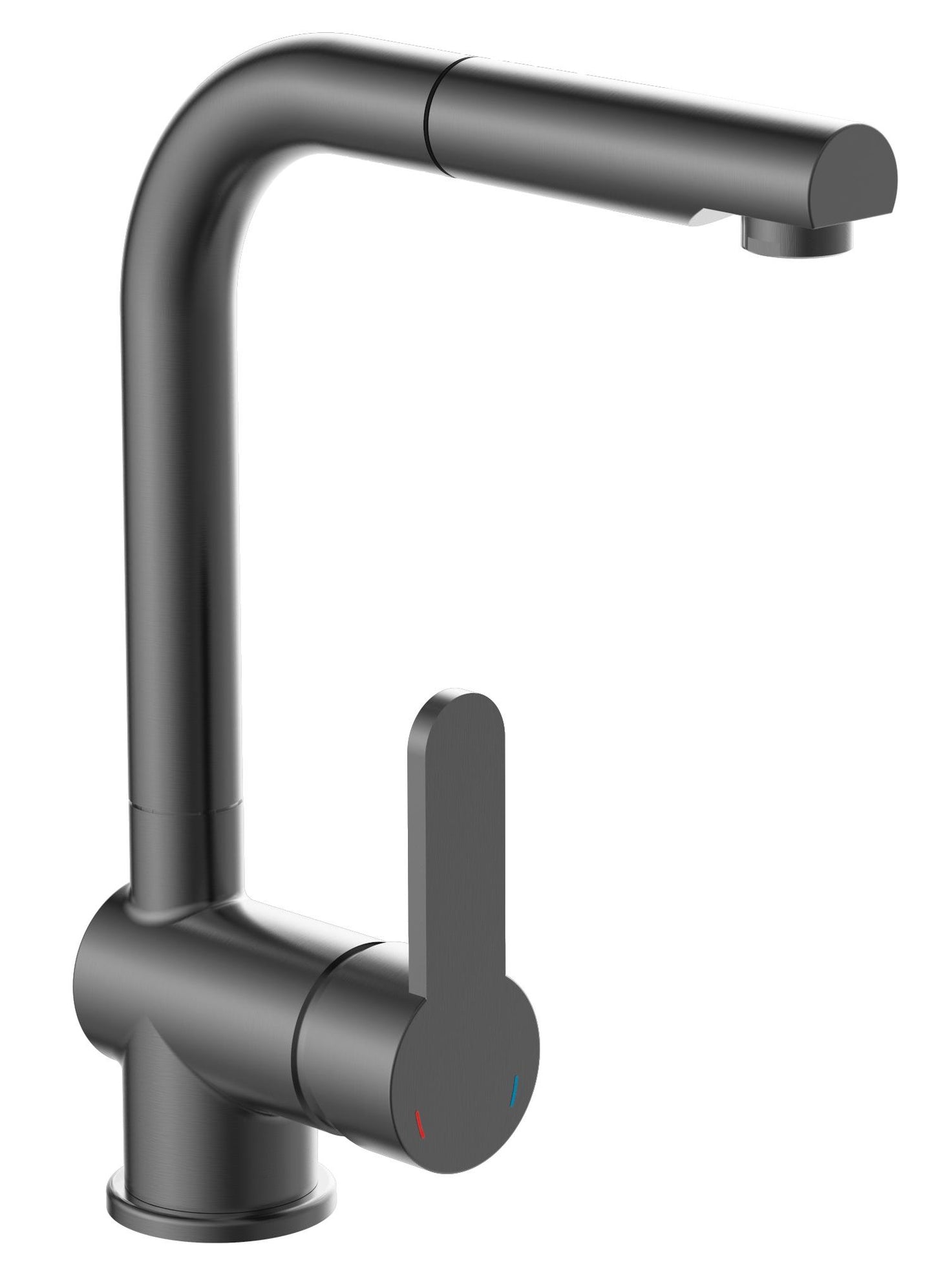 Schütte Schütte Eenknops mezclador con una boquilla de Matgraphite de Londres extensible