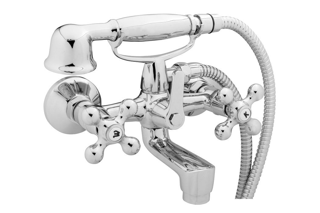 Schütte Schütte Bathmeng Crane Due bottoni con doccia a mano ogni cromo