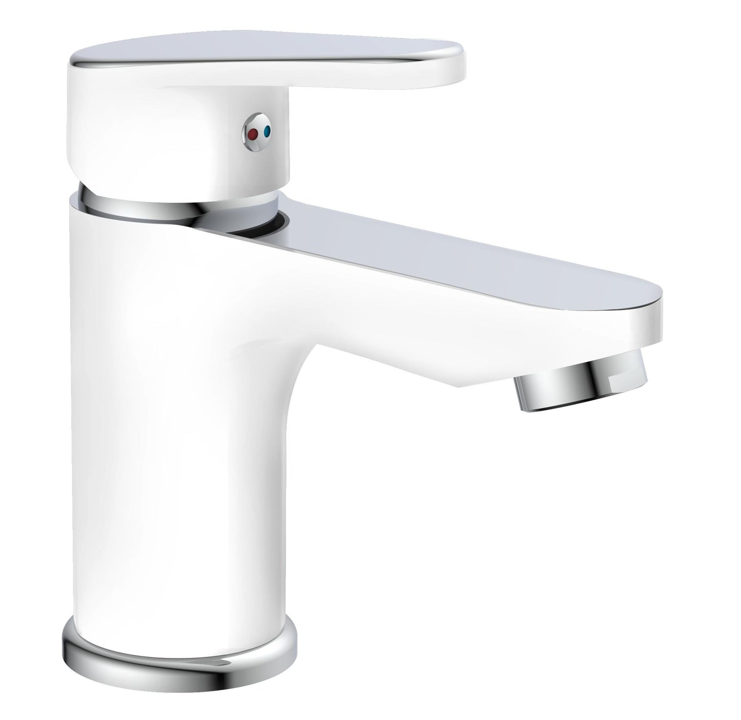 Schütte schütte washbasin mixed in Alaska bianco e cromo
