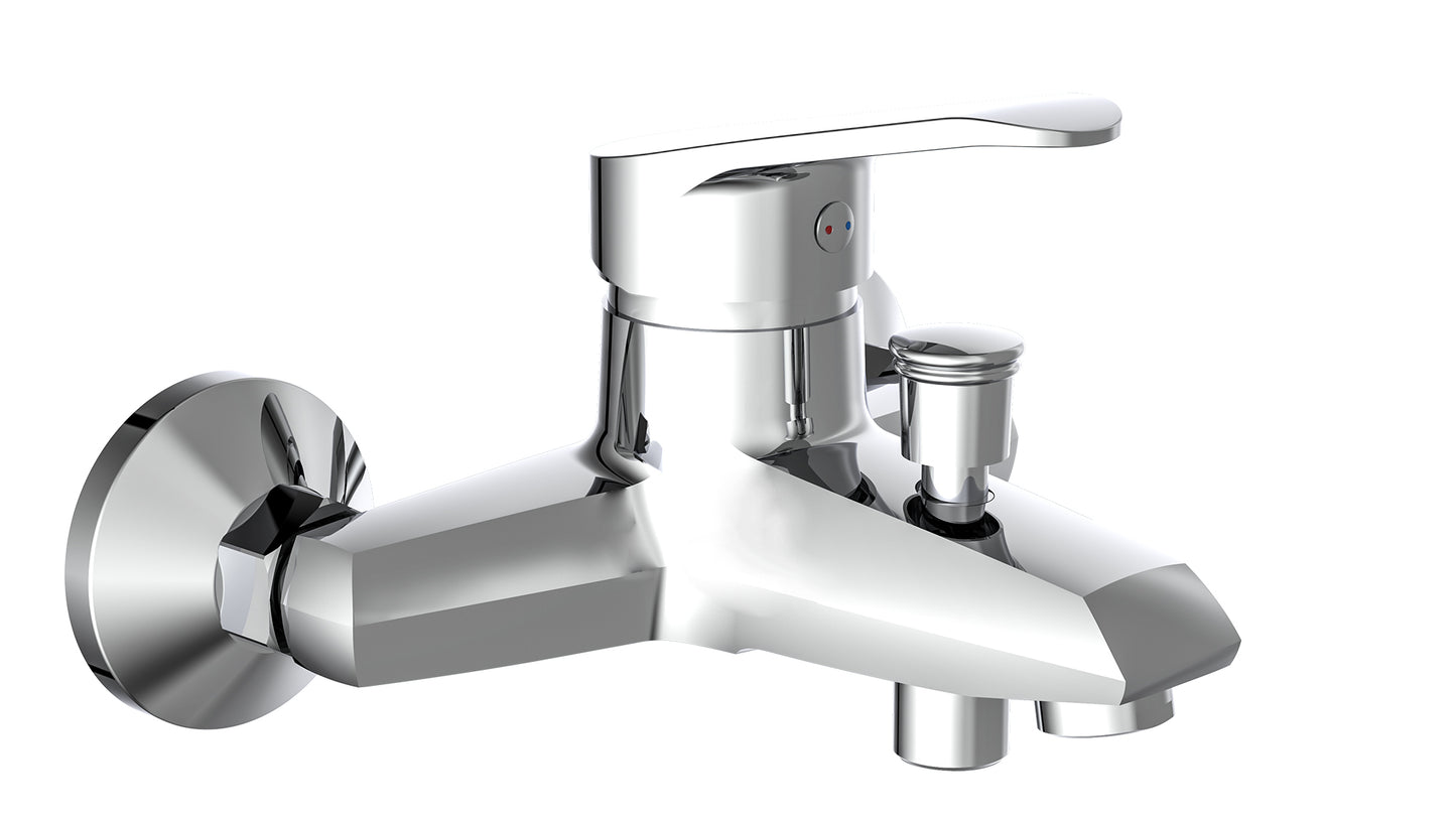 Schütte Schütte Badmengkraan Tessa Chrome -Coled