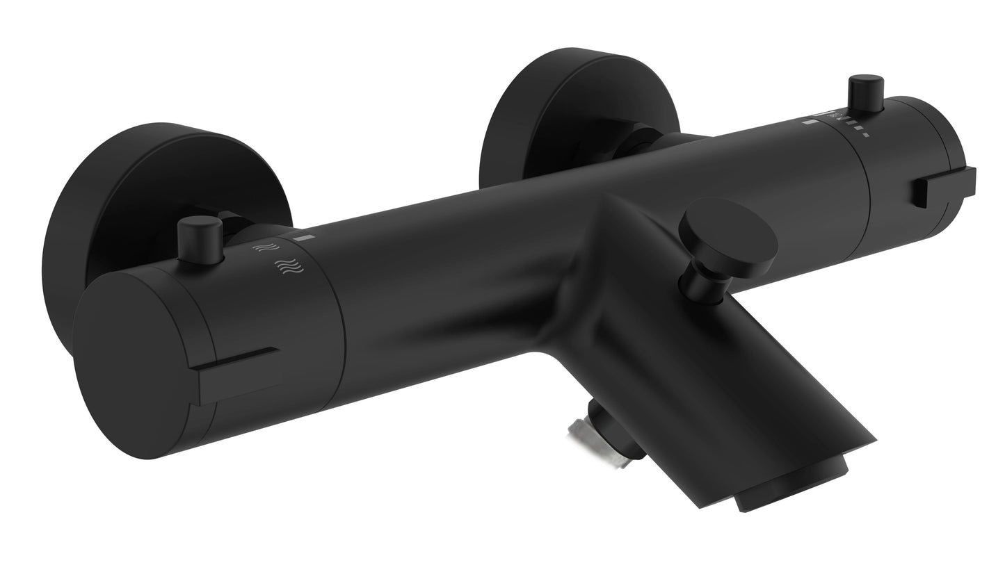 Schütte schütte bad shower mixer londra termostatico da 5,5 cm nero opaco