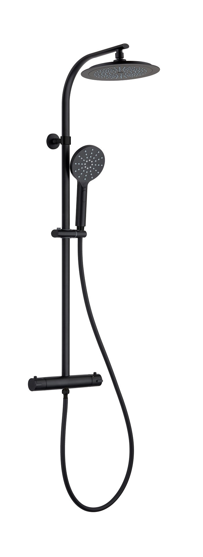 Schütte Schütte Rain Shower Set Madura Fresh Matzwart