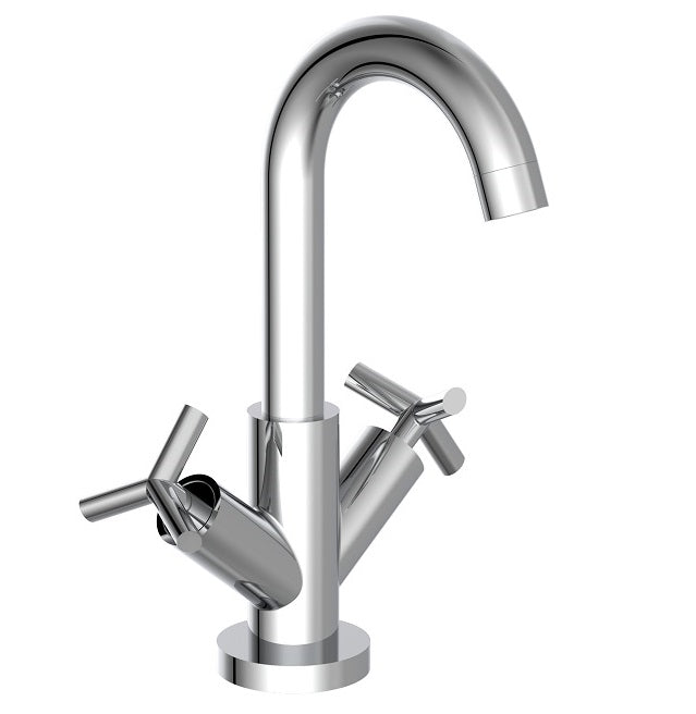 Schütte Schütte Washbasin Crane mixta Dos buttones Eliot cromado