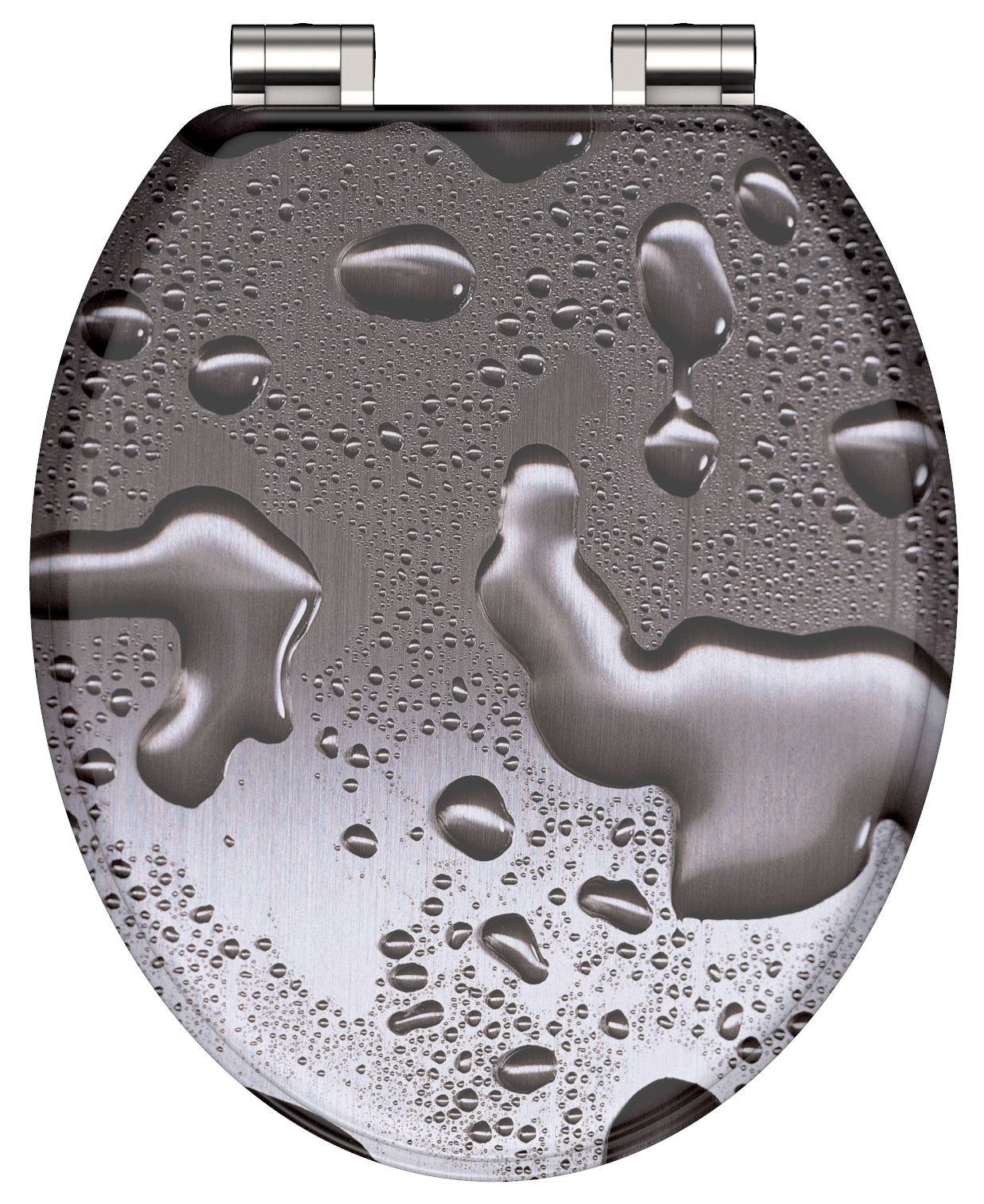 Asiento de inodoro Schütte Schütte con acero gris suave