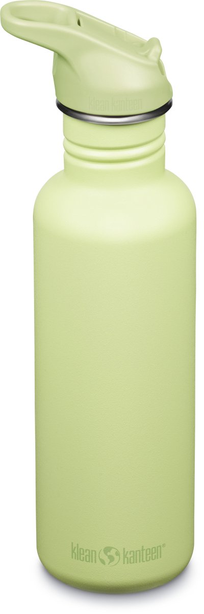 KLEAN KANTEEN BEINKING BOTCHE - Classico - Sportdop con flip - ombra lime - 800 ml