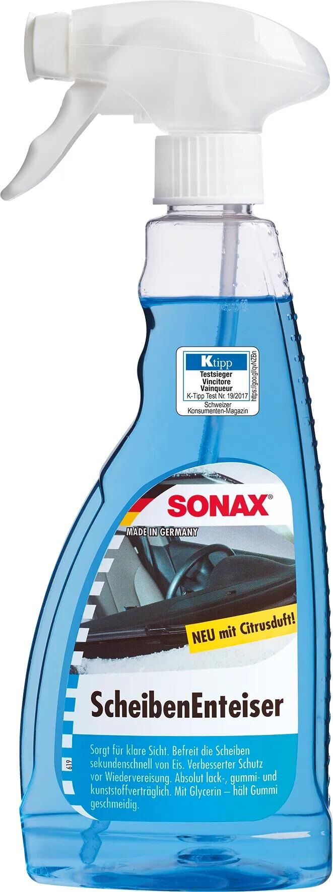 SONAX WHECHIELD DE-ICER 500 ml bottiglia di sprue