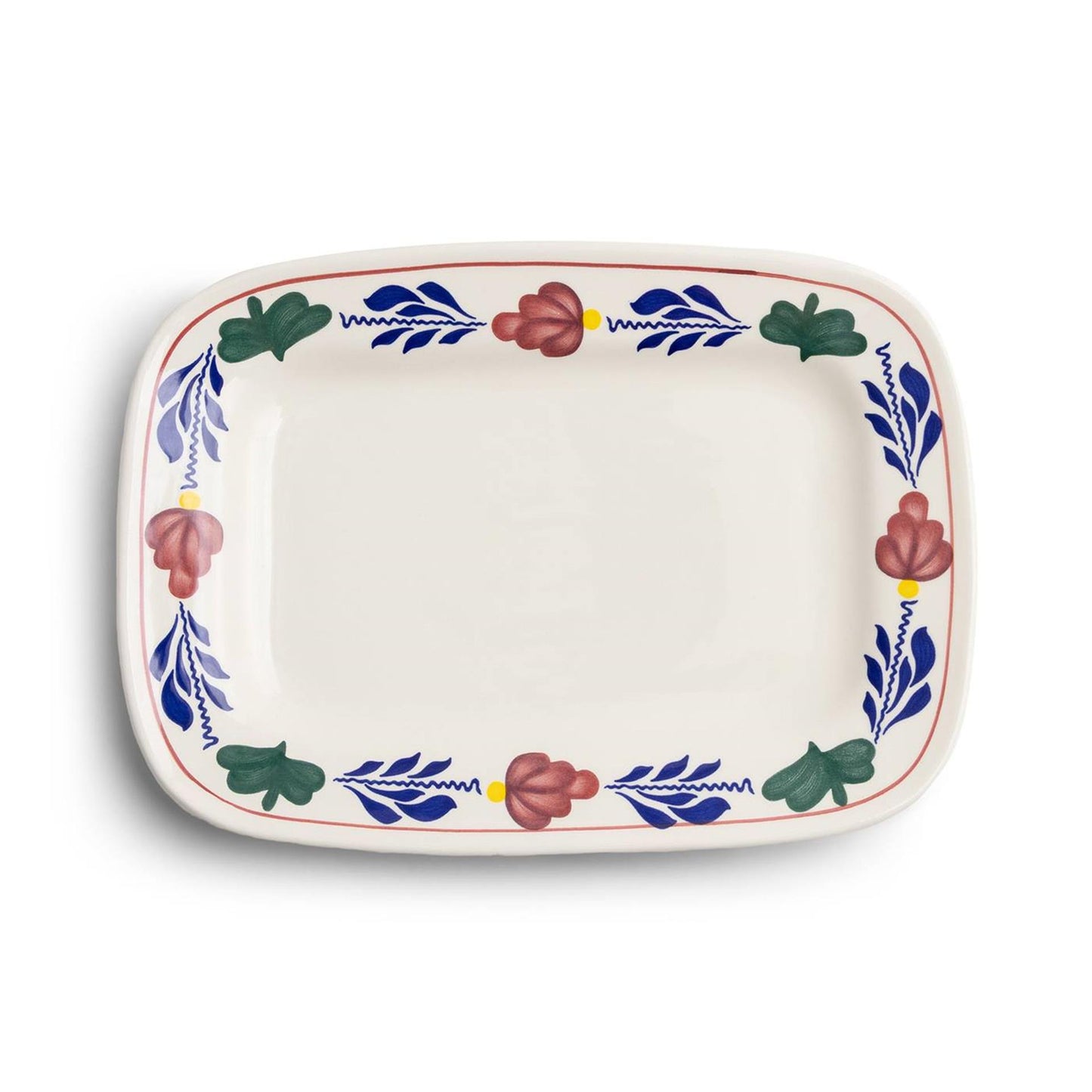 Plateau Boerenbont 2 pezzi 25x18cm