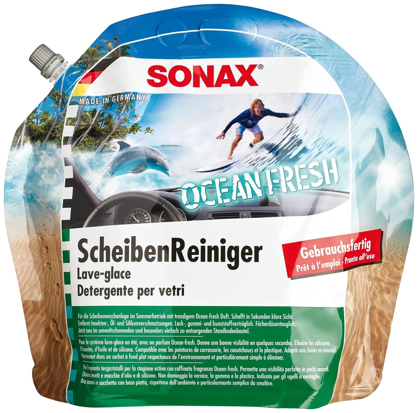Sonax Window Cleaner 3 L Ocean-Fresh