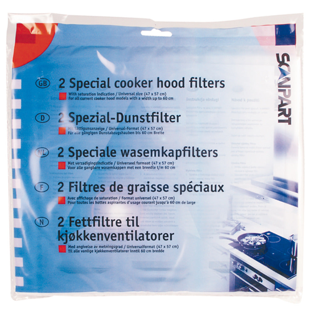 ScanPart Scanpart 1530050002 L001 Juego universal de filtros extractores 47x57cm